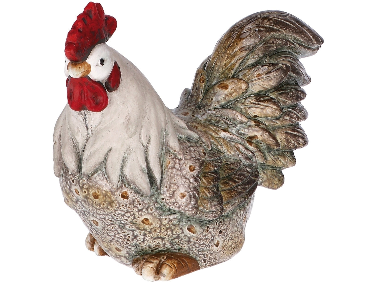 Gallo in ceramica 25x12xh.20cm
