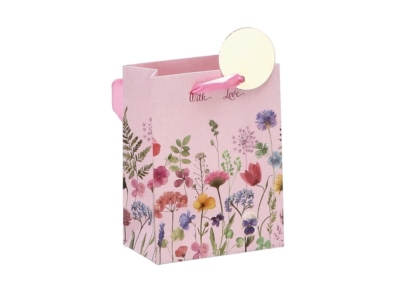 Borsa in carta 12x7xh.15cm 4 decori assortiti