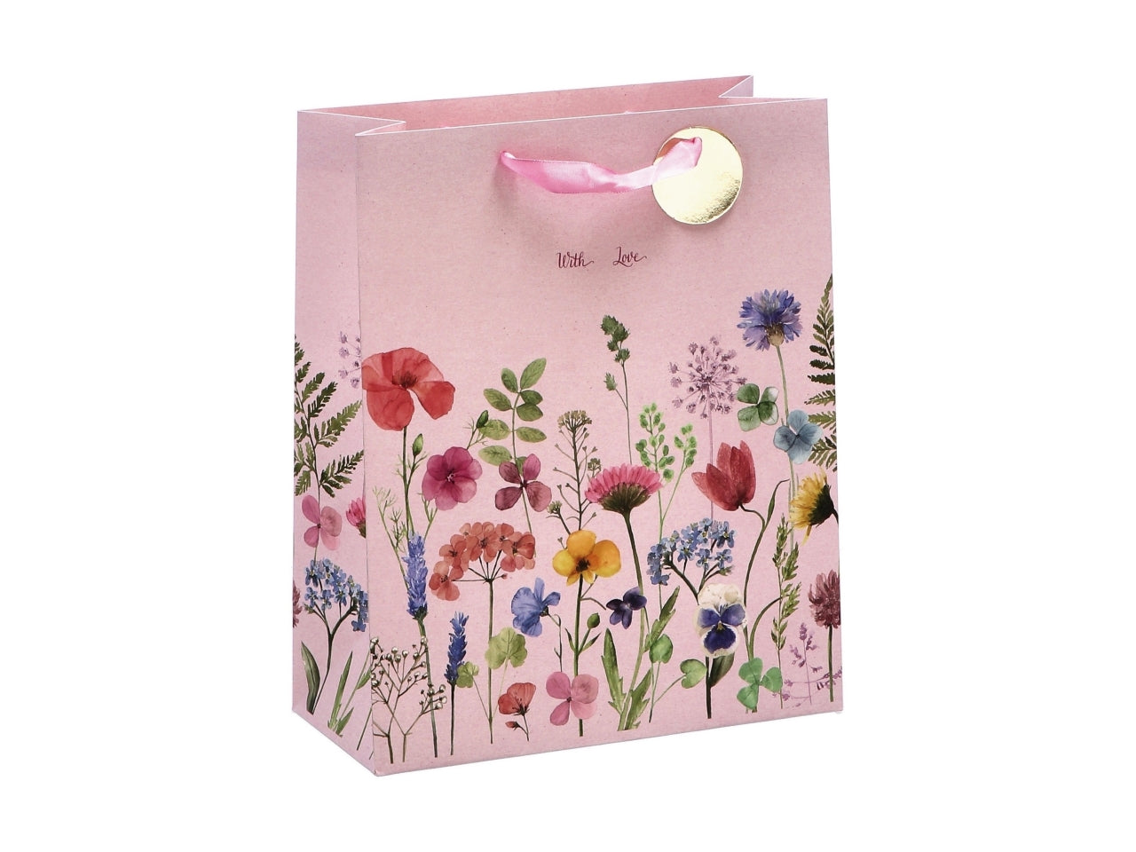 Borsa in carta 26x12xh.32cm 4 decori assortiti