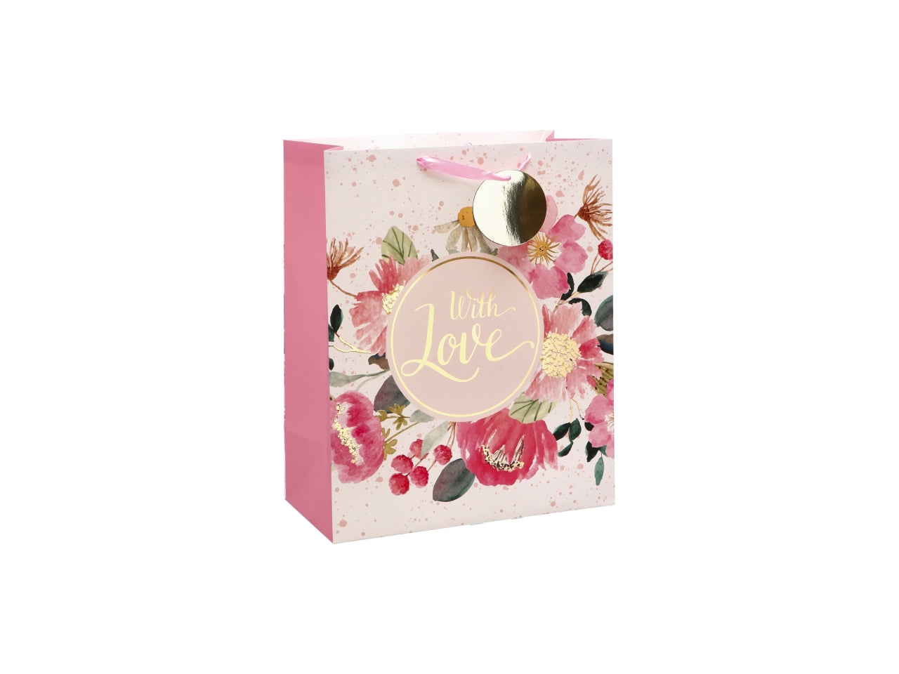 Borsa in carta 41x21xh.50cm 4 decori assortiti