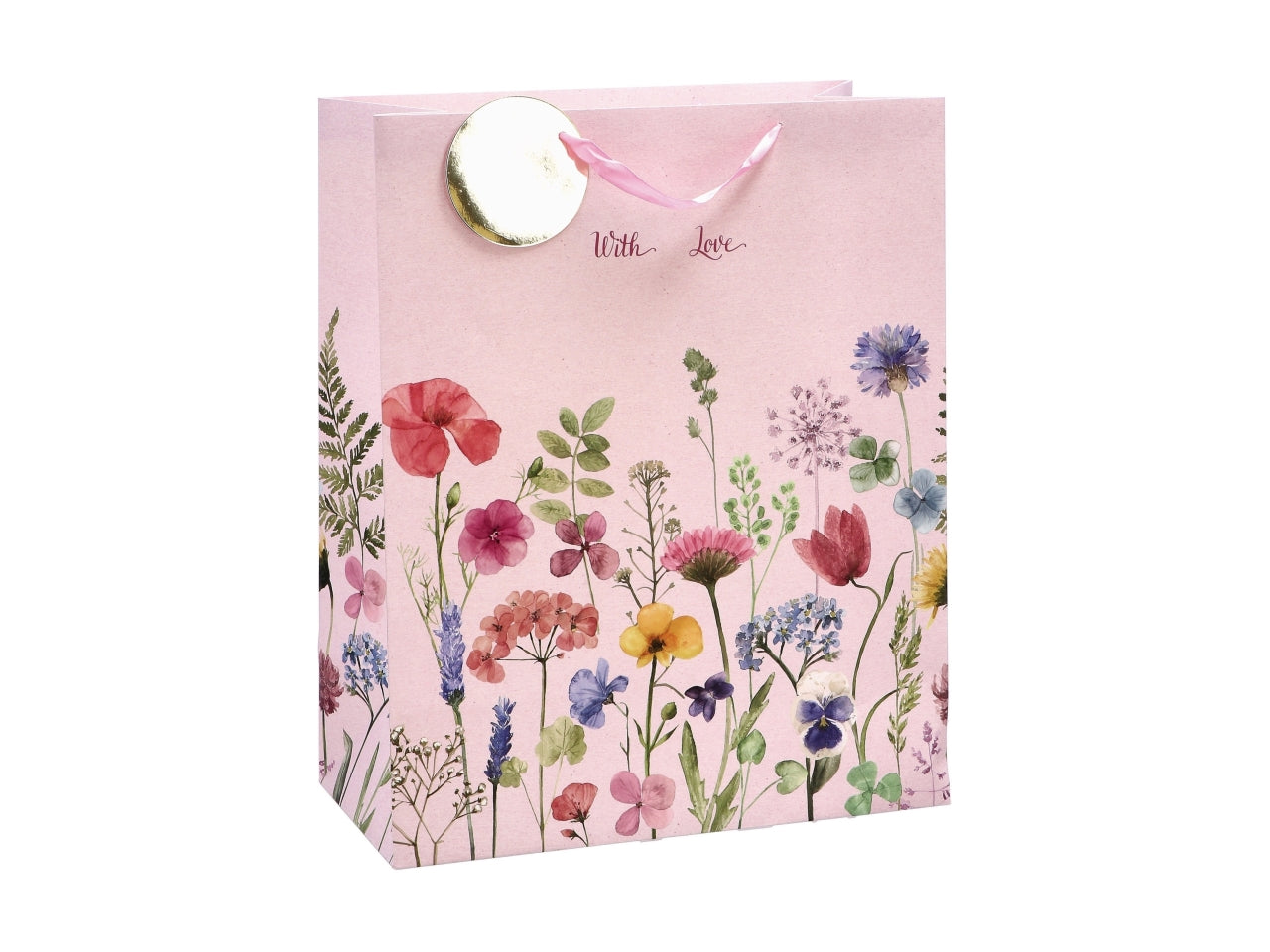 Borsa in carta 41x21xh.50cm 4 decori assortiti