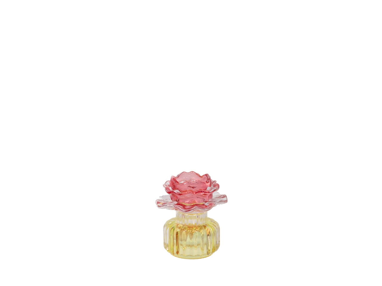 Porta t.light in vetro d.9,5xh.10cm 3 modelli assortiti
