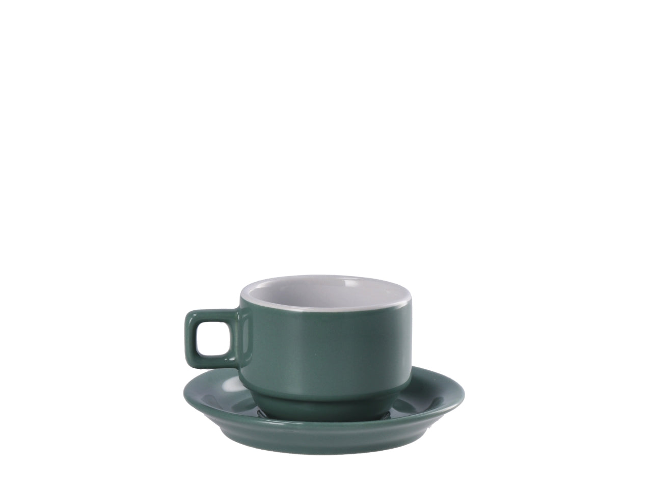 Servizio da caffe in ceramica coen per 6 persone 4 colori assortiti
