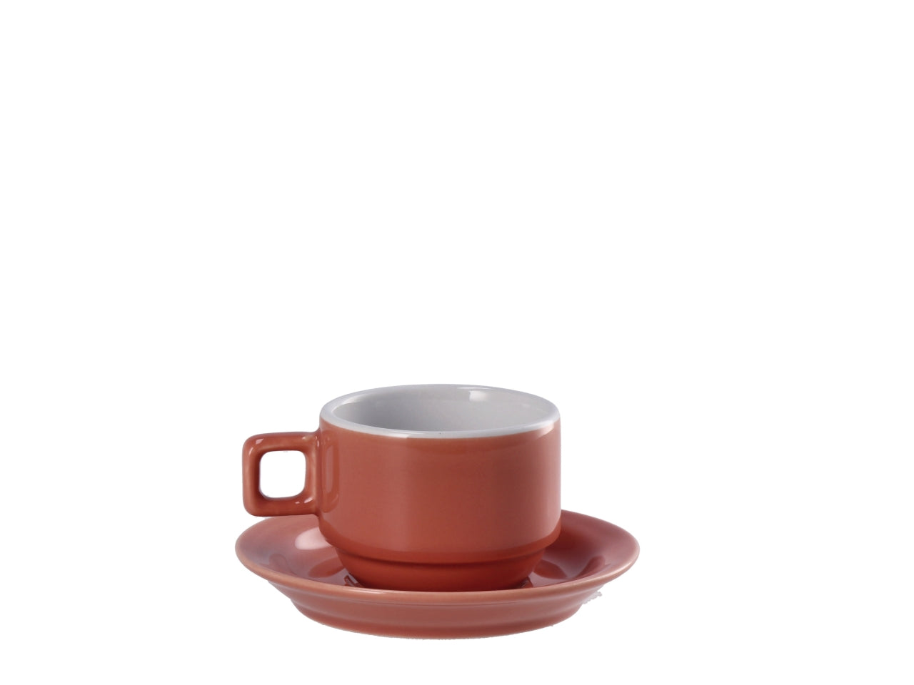 Servizio da caffe in ceramica coen per 6 persone 4 colori assortiti