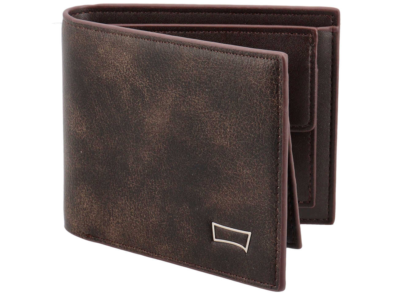 Cintura trifold con porta documenti tuscany collection marrone scuro