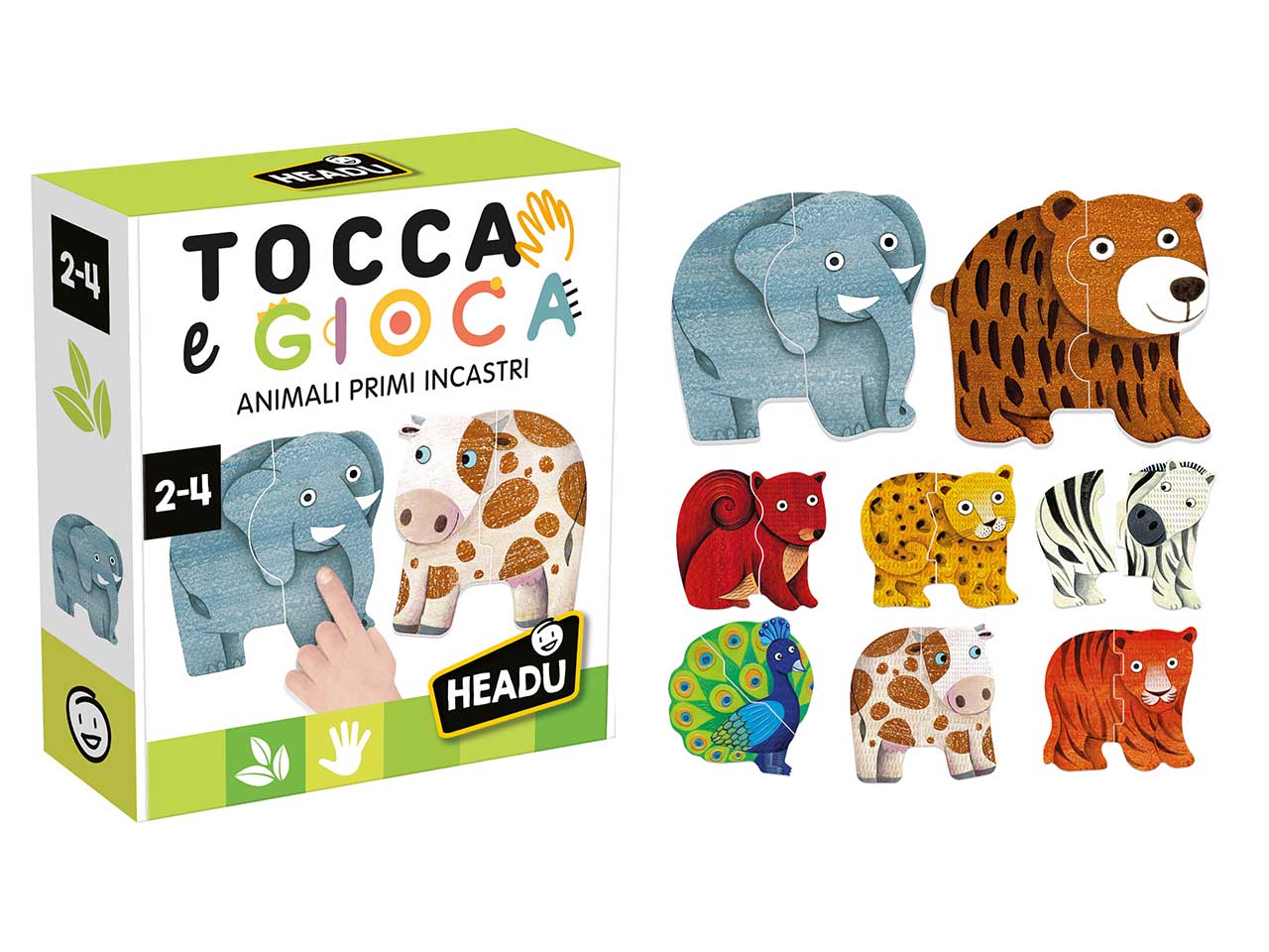 Headu animali primi incastri