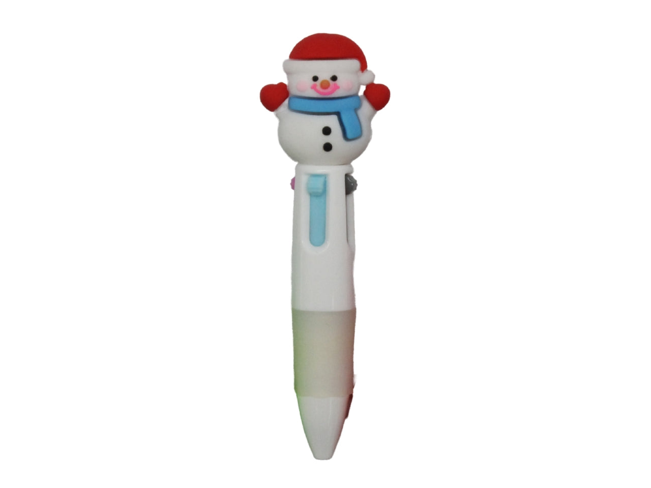 Mini penna 4 colori natalizia