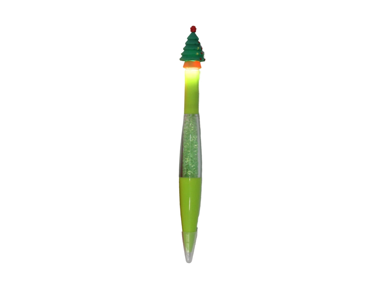 Penna con luce e glitter 18,5cm