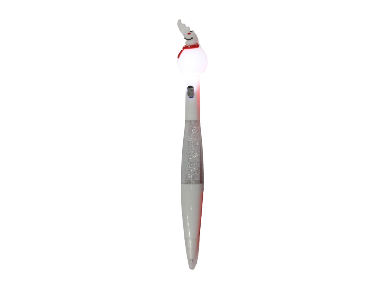 Penna con luce e glitter 18,5cm