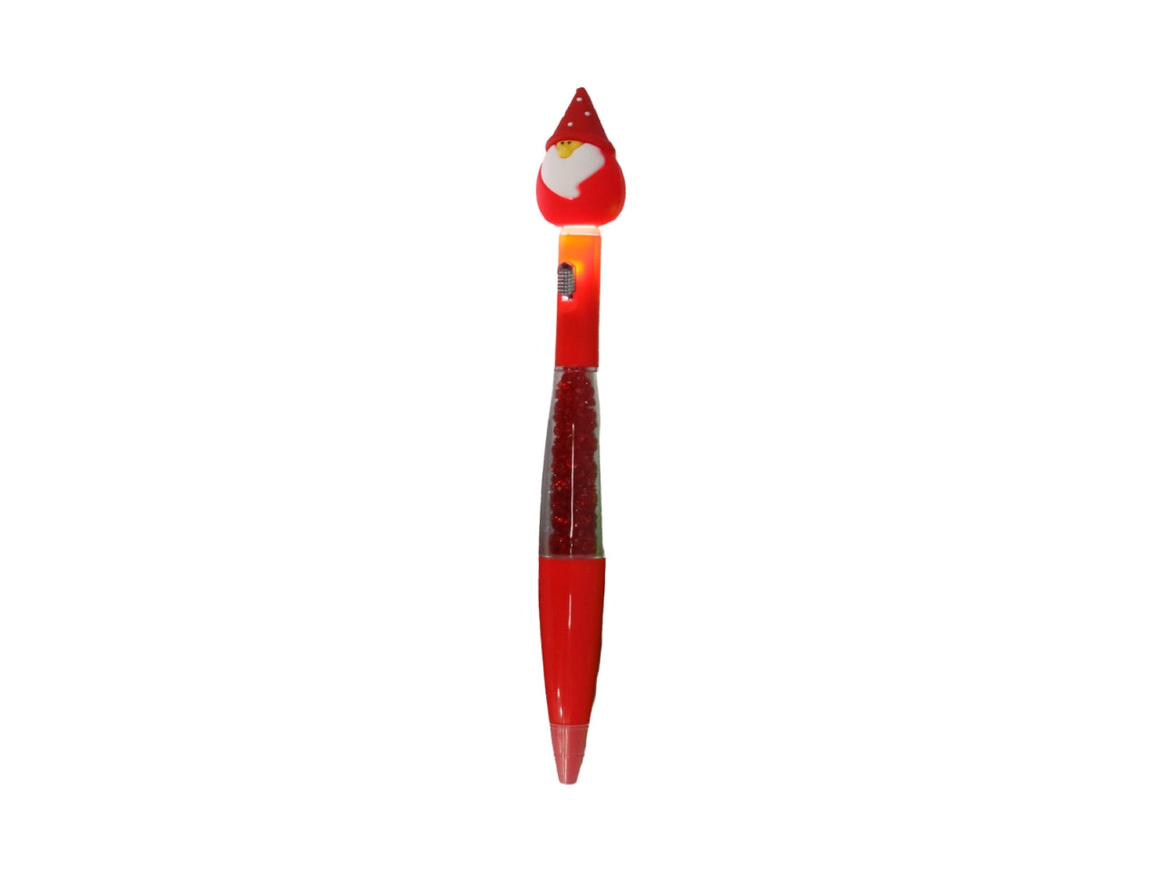 Penna con luce e glitter 18,5cm