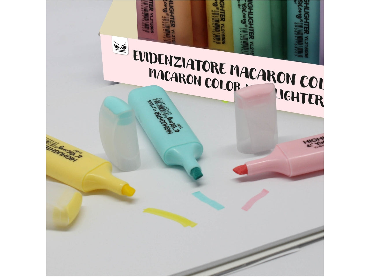 Evidenziatore macaron color