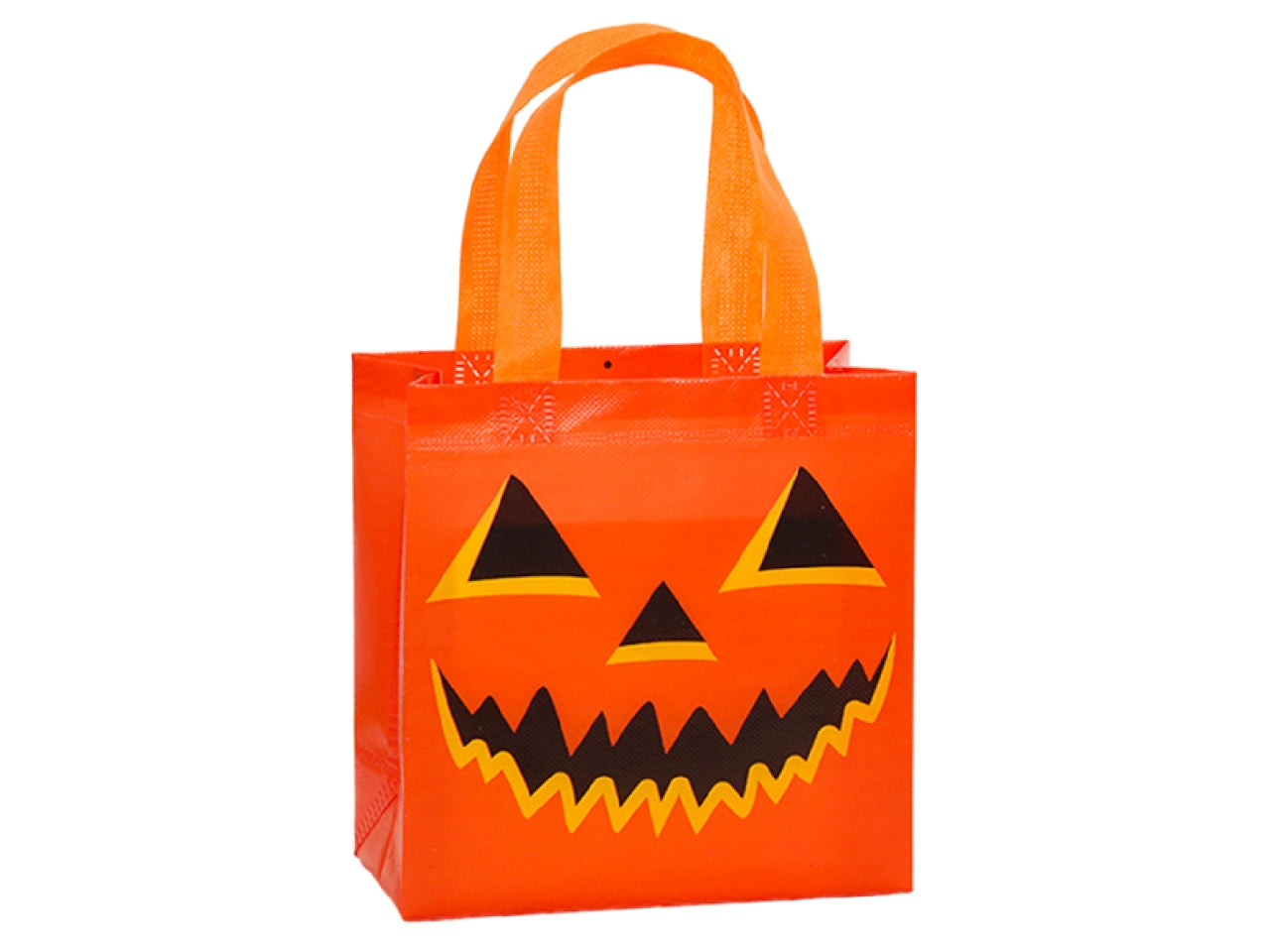 Shopper in tessuto plastificato riutilizzabile halloween face