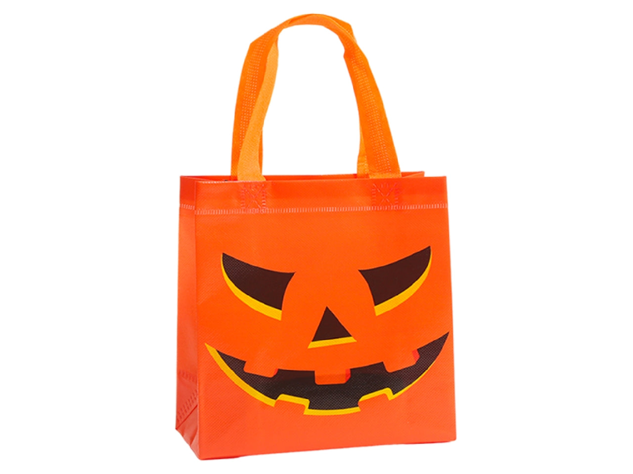 Shopper in tessuto plastificato riutilizzabile halloween face