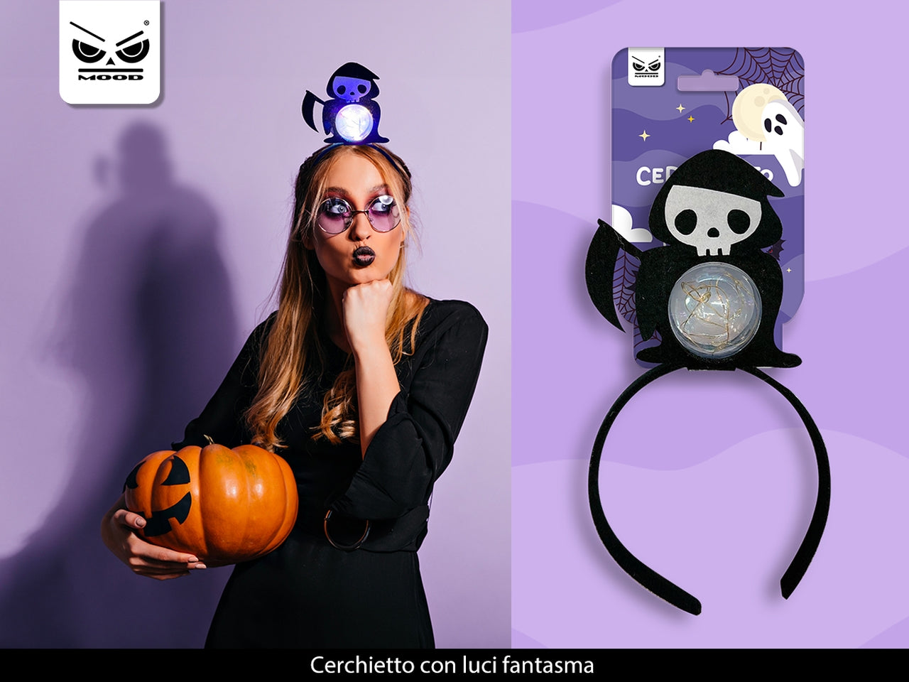 Cerchietto con luci fantasma