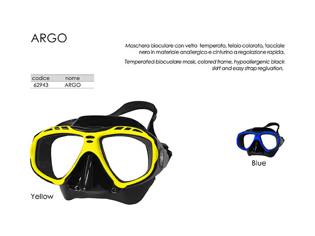 Maschera mare argo senior