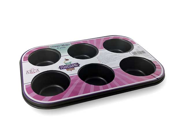 Stampo muffin 6 posti 32x21cm 55055