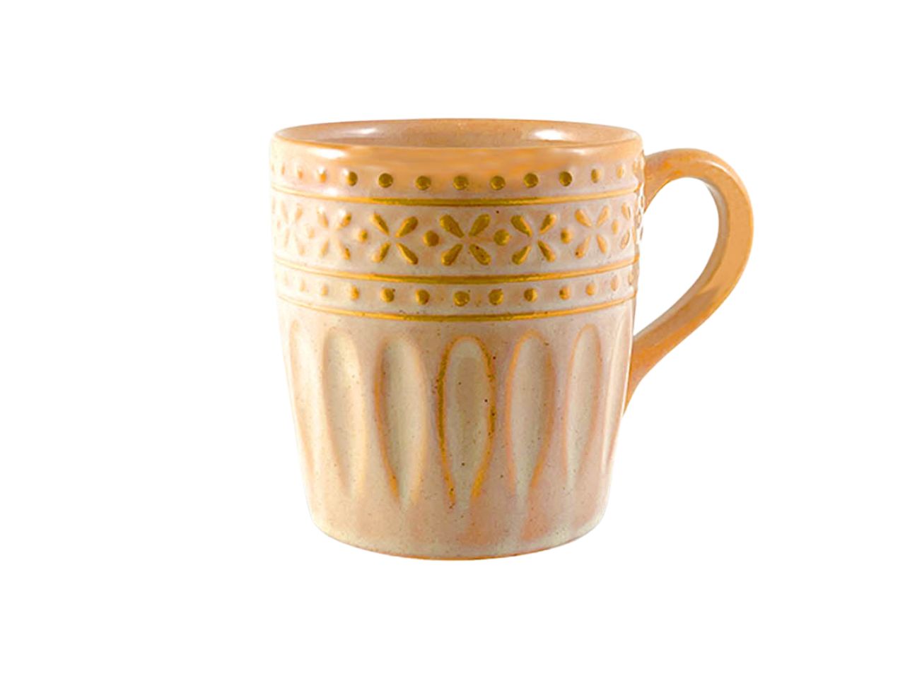 Tazza mug 9xh10cm vintage cream