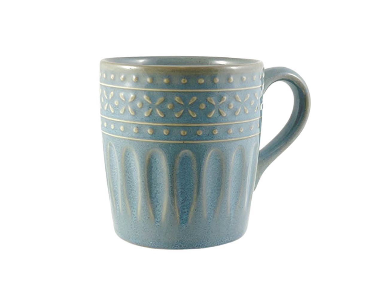 Tazza mug 9xh.10cm vintage tiffany