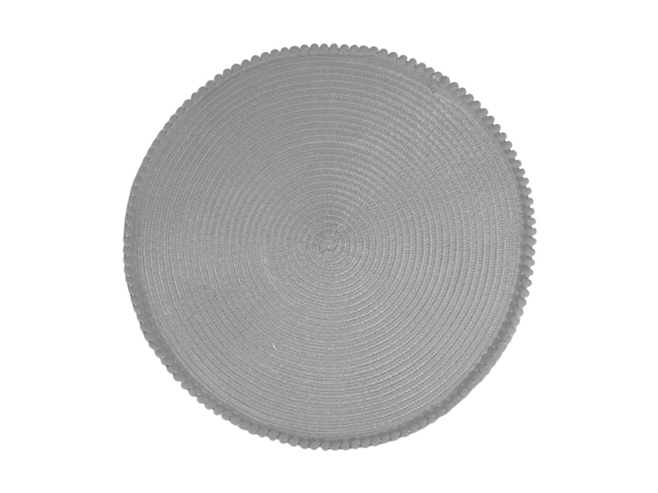 Tovaglietta tonda 38cm grigio