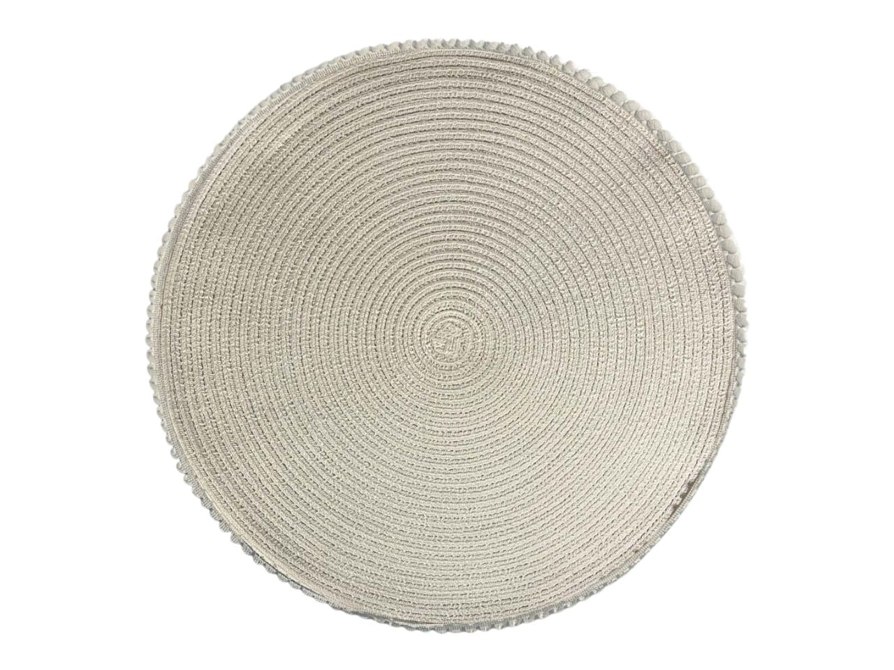 Tovaglietta tonda 38cm beige
