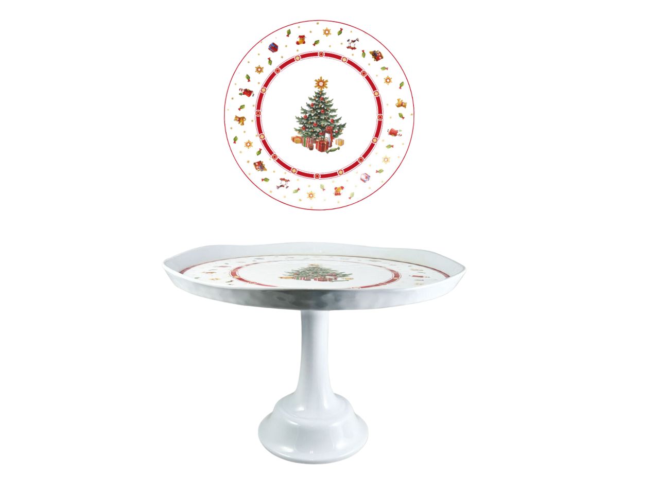 Alzata linea christmas tree misura 32cm in melamina