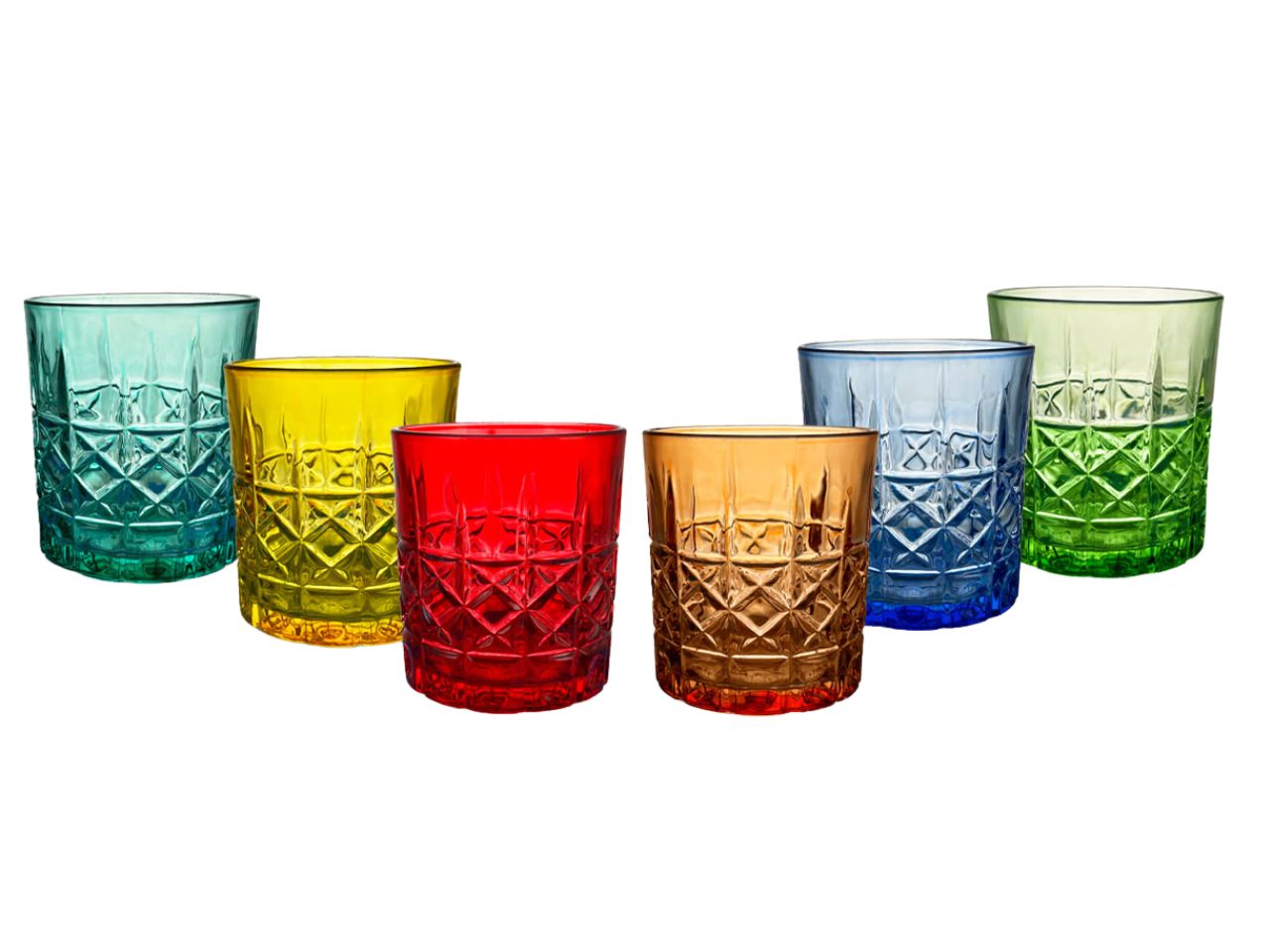 Bicchieri - la confezione contiene 6 bicchieri colorati