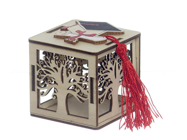 Box laurea legno c/appl.5.5x5.5 acz322