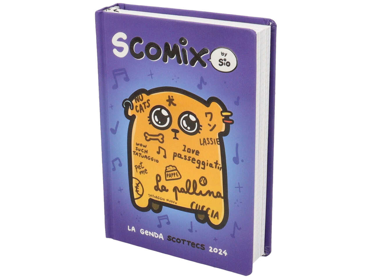 Comix agenda scottecs by sio 16 mesi medium formato 12x16,5cm con 512 pagine a colori