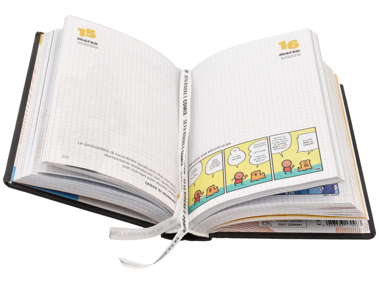 Comix agenda 16 mesi mignon plus 2023-2024 formato 9x12,5cm modelli assortiti