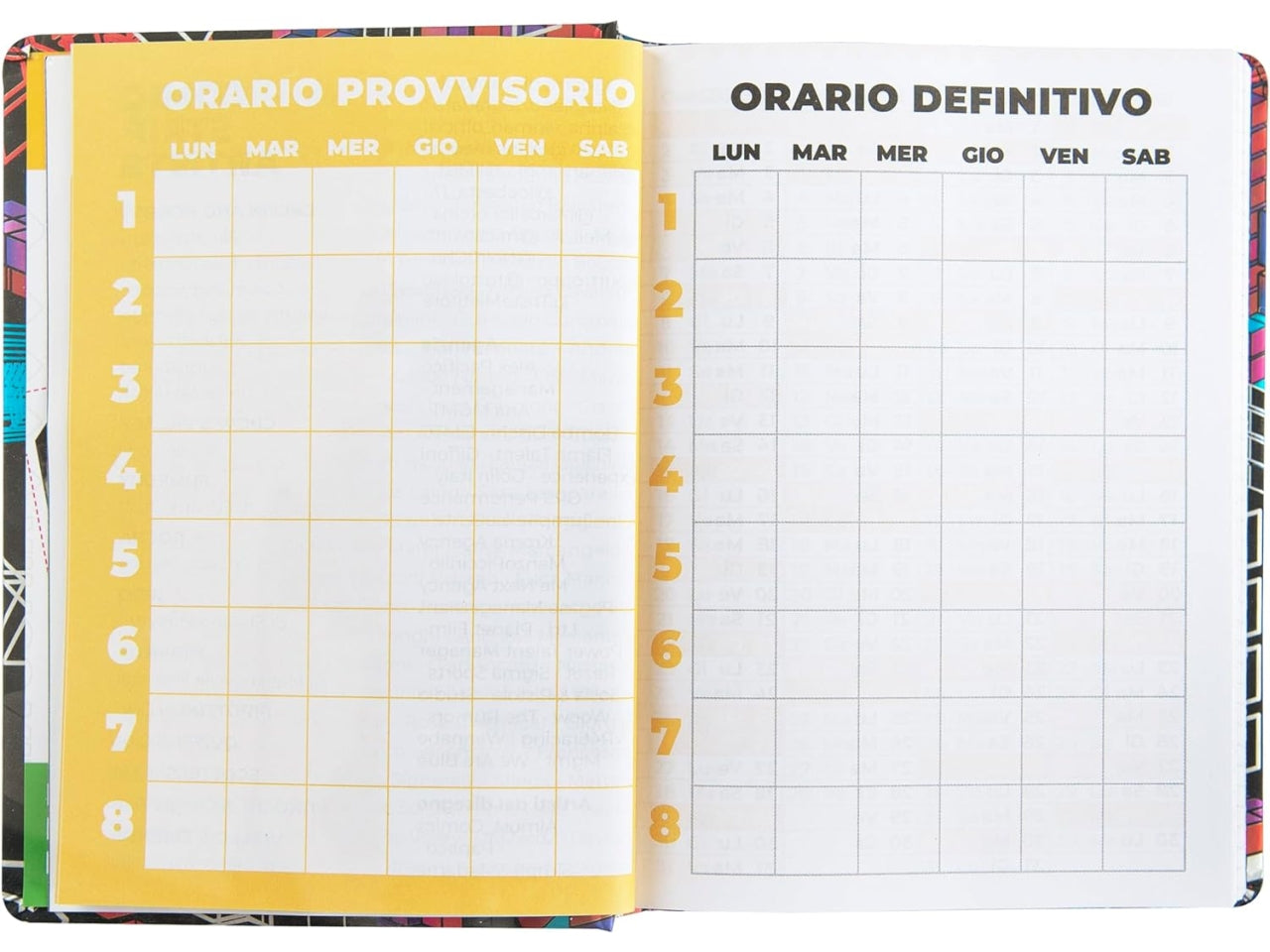 Diario scuola Comix Flash rosso formato standard copertina rigida, anno 2024/25, 13x17,8 cm