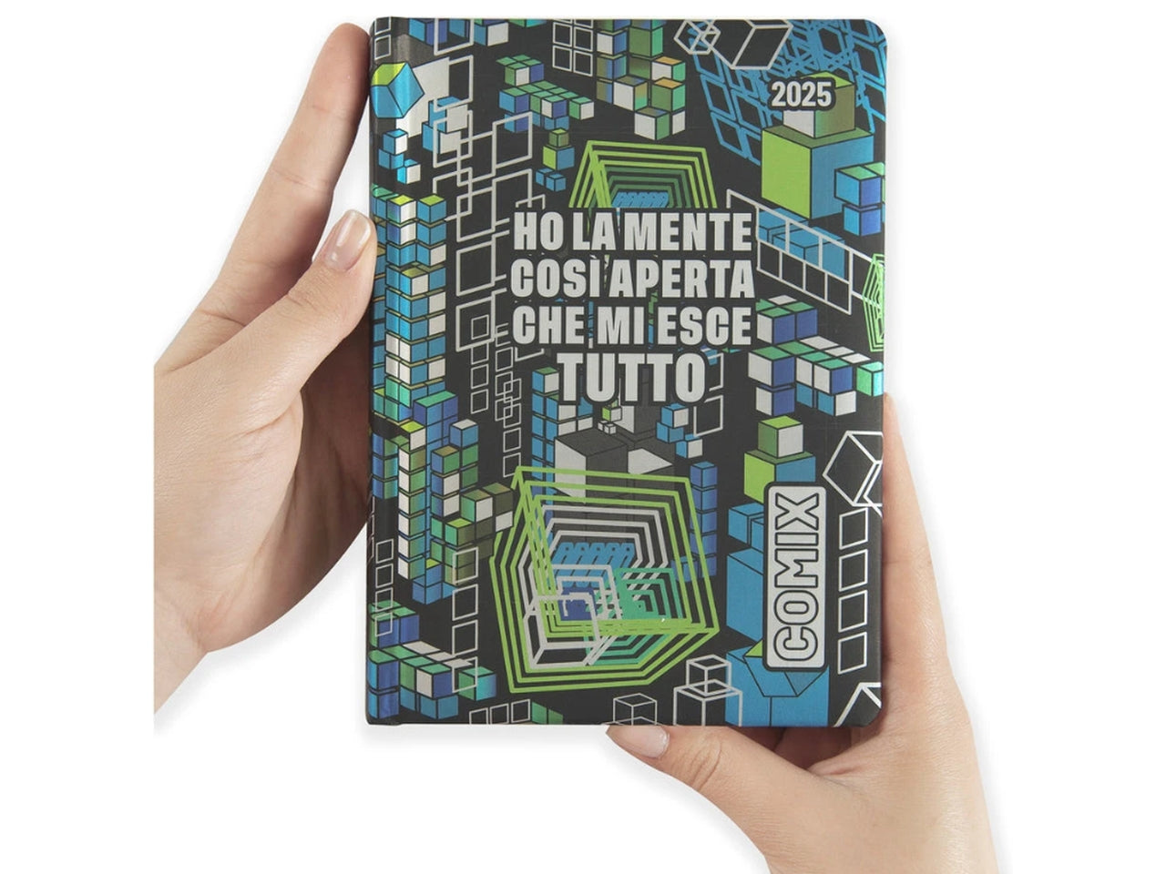 Diario scuola Comix Flash blu formato standard copertina rigida, anno 2024/25, 13x17,8 cm
