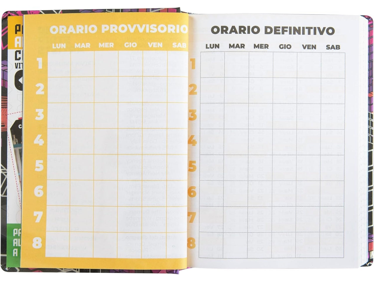 Diario scuola Comix Flash rosa formato standard copertina rigida, anno 2024/25, 13x17,8 cm