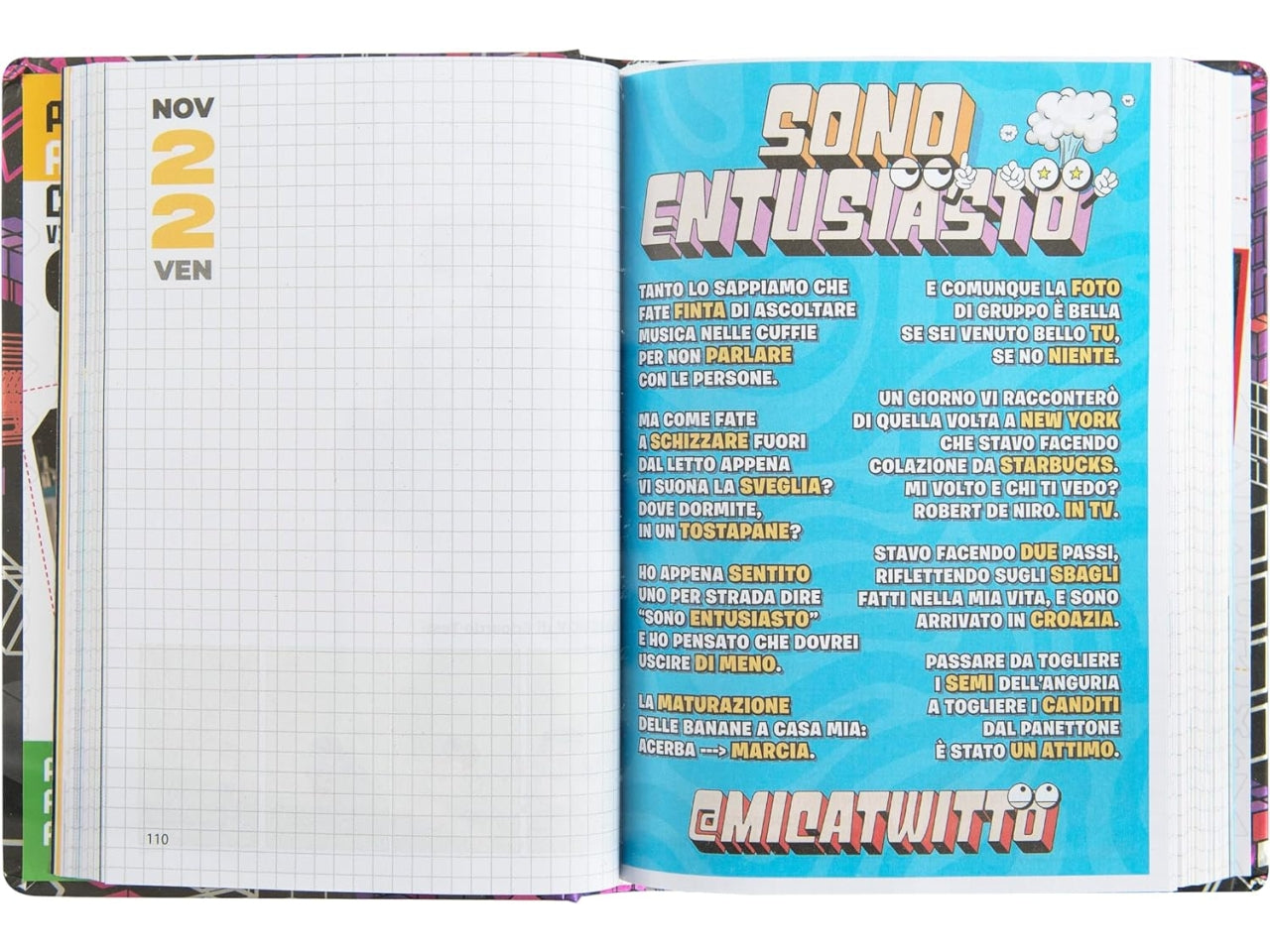 Diario scuola Comix Flash rosa formato standard copertina rigida, anno 2024/25, 13x17,8 cm