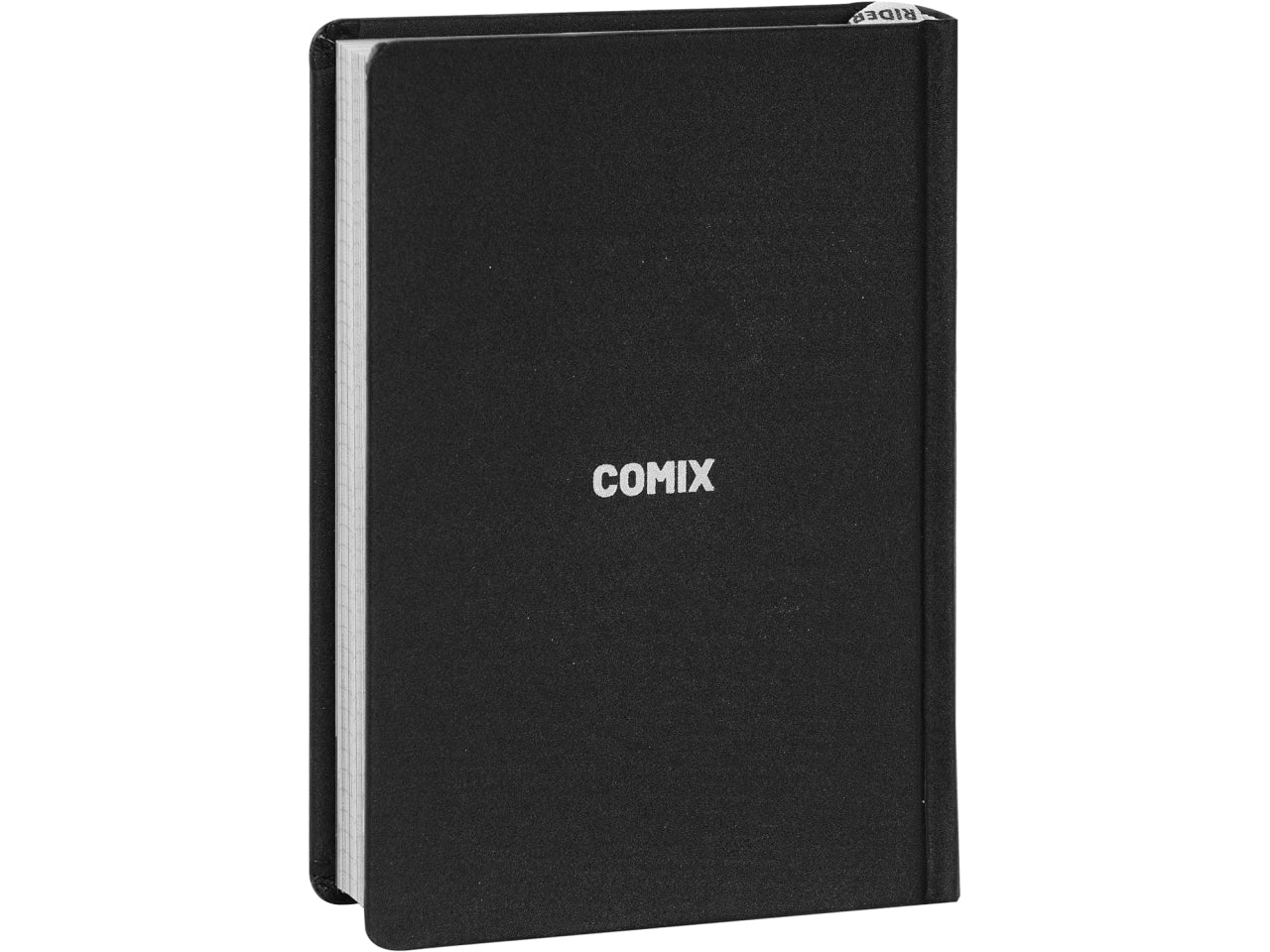 Diario agenda Comix standard 16 mesi con copertina rigida nera e bianco, anno 2024/25, 13x17,3 cm