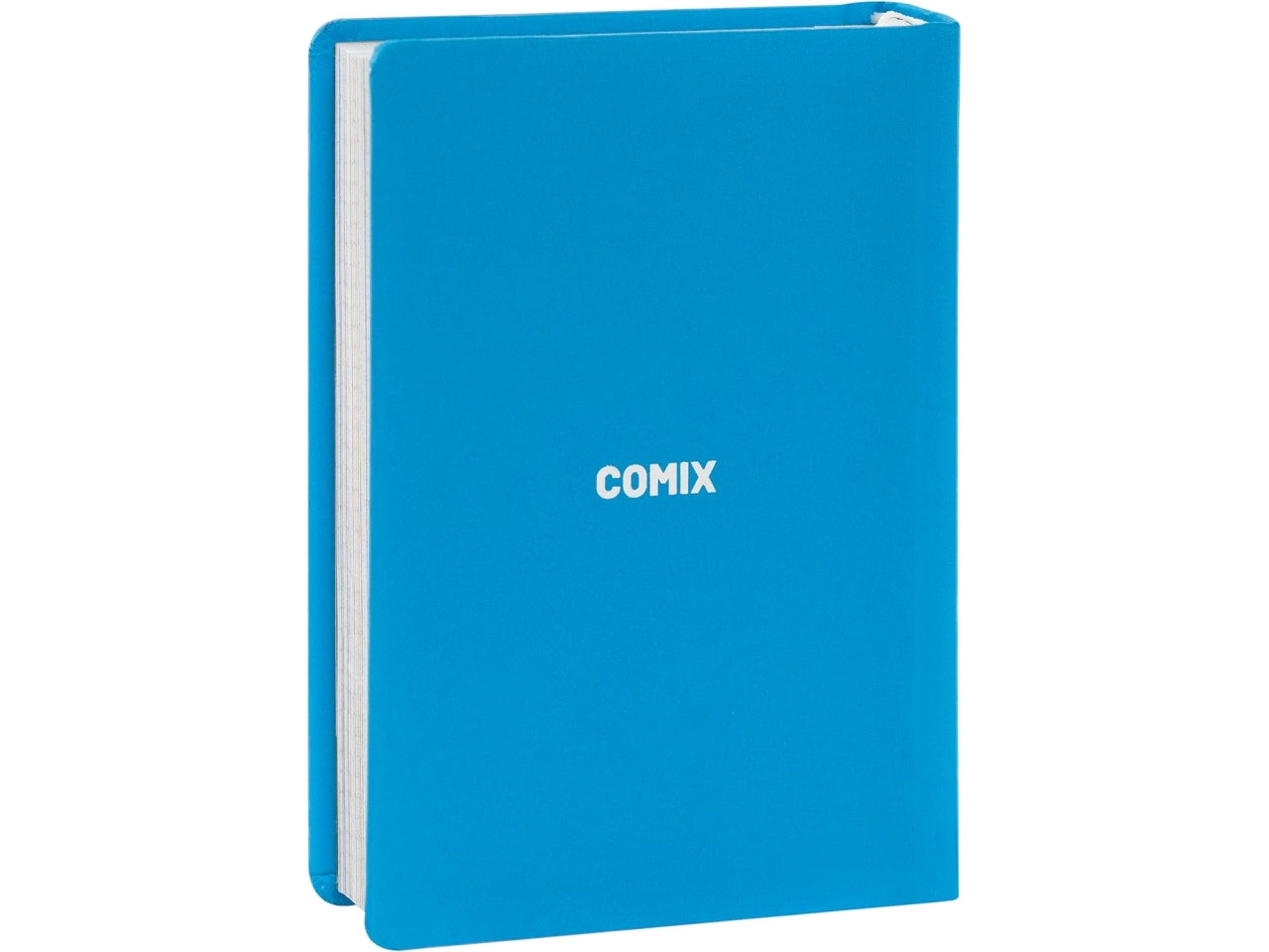 Diario agenda Comix standard 16 mesi con copertina rigida azzurra, anno 2024/25, 13x17,3 cm