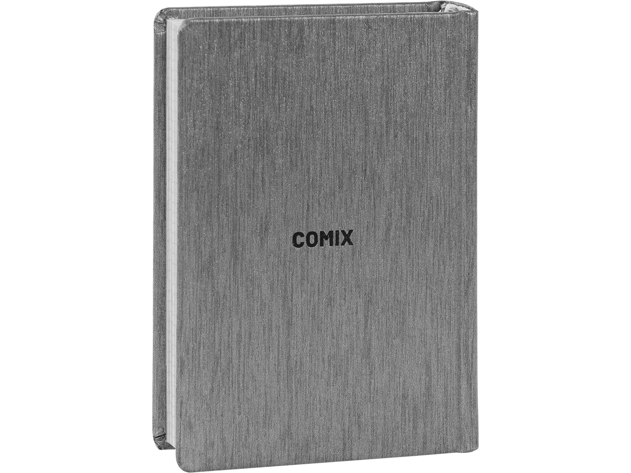Diario agenda Comix mignon 16 mesi con copertina rigida grigio, anno 2024/25, 9x12,5 cm