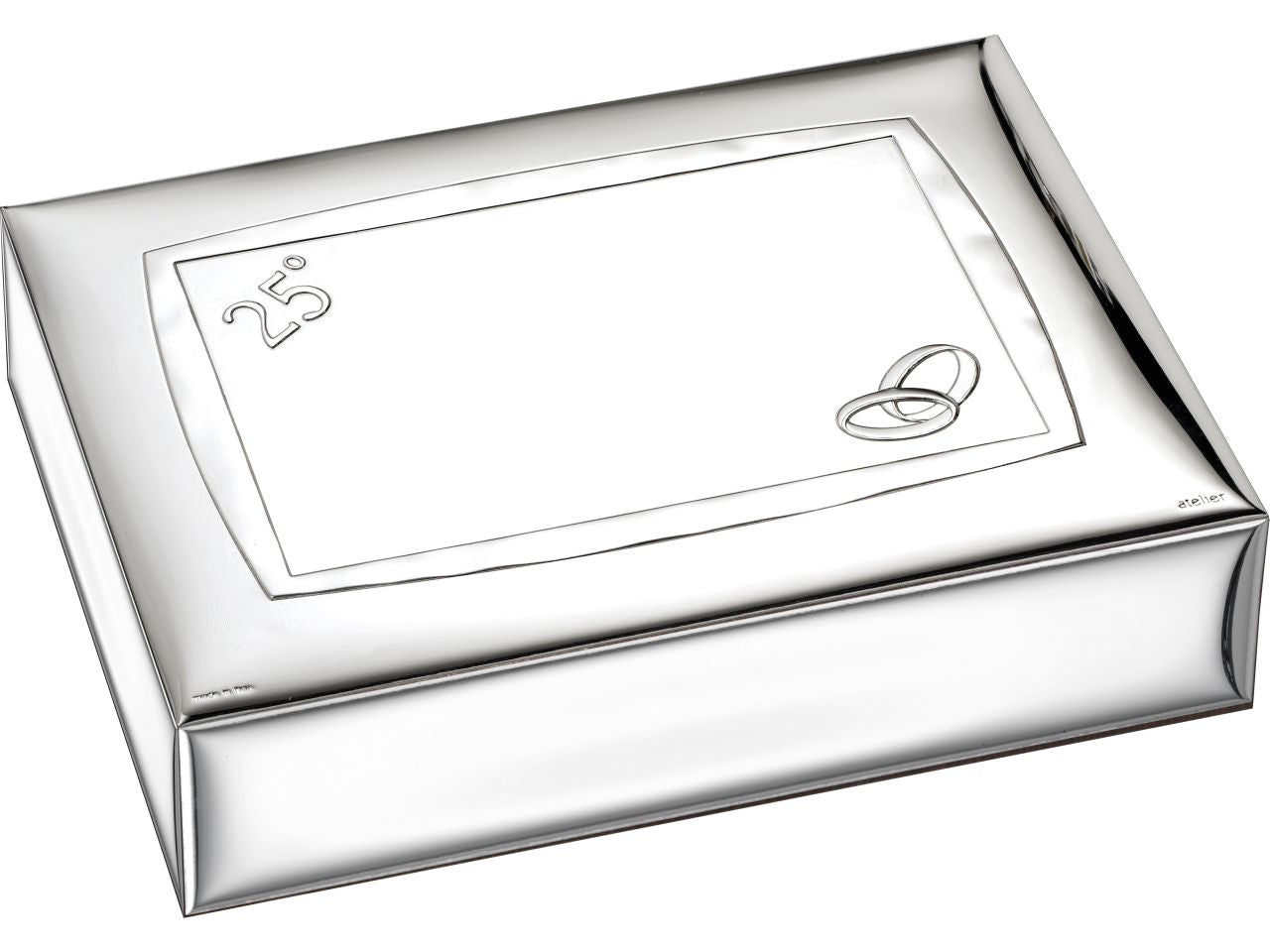 Cofanetto 15x20cm linea 25 anniversario con placche