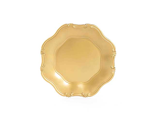 Sottopiatto d34cm oro 128753