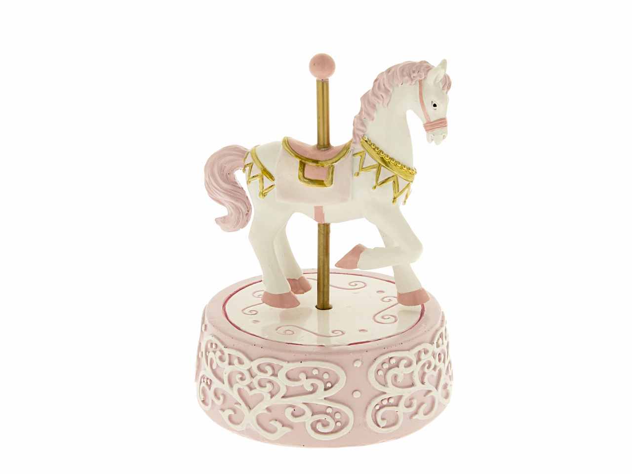 Giostra carillon rosa h.14cm 04a032