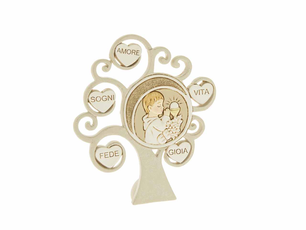 Vita icona albero comunione boy h12cm 04a123