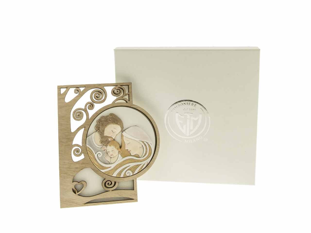 Gloria icona s.famiglia 13xh.15cm04a147
