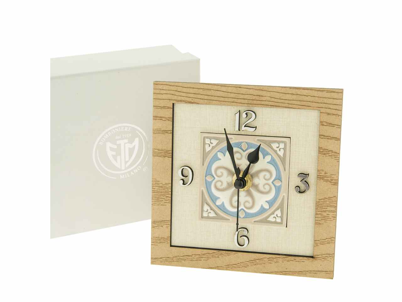 Etruria orologio 13x13cm 08a030