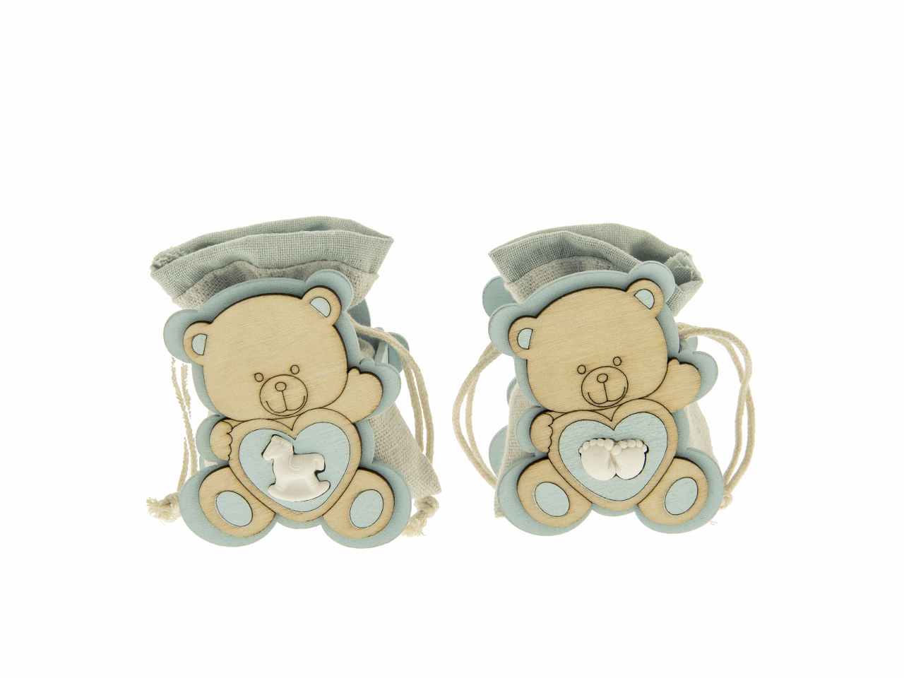 Arte bag orso baby cielo h.8cm sc552