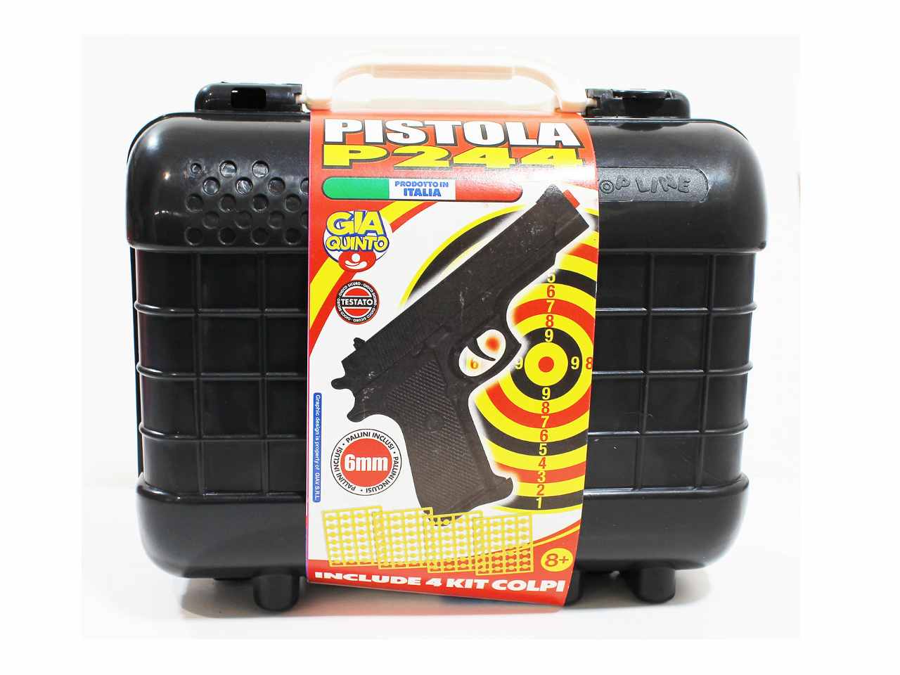 Pistola in valigetta c/4 kit colpi