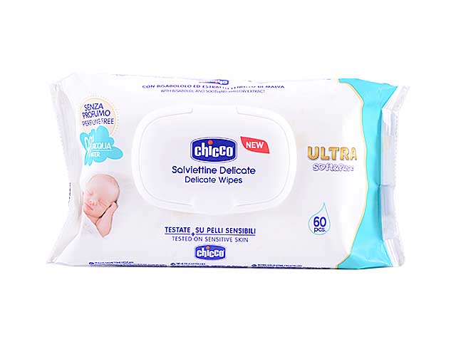 Chicco salviette delicate 60 pezzi 9163600000