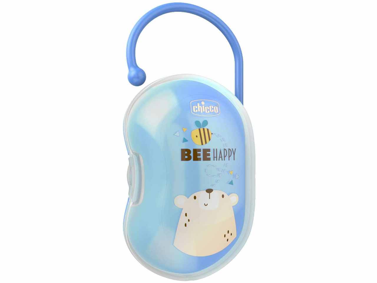 Chicco Portasucchietto Doppio Versatile e Igienico Facile da Agganciare Azzurro