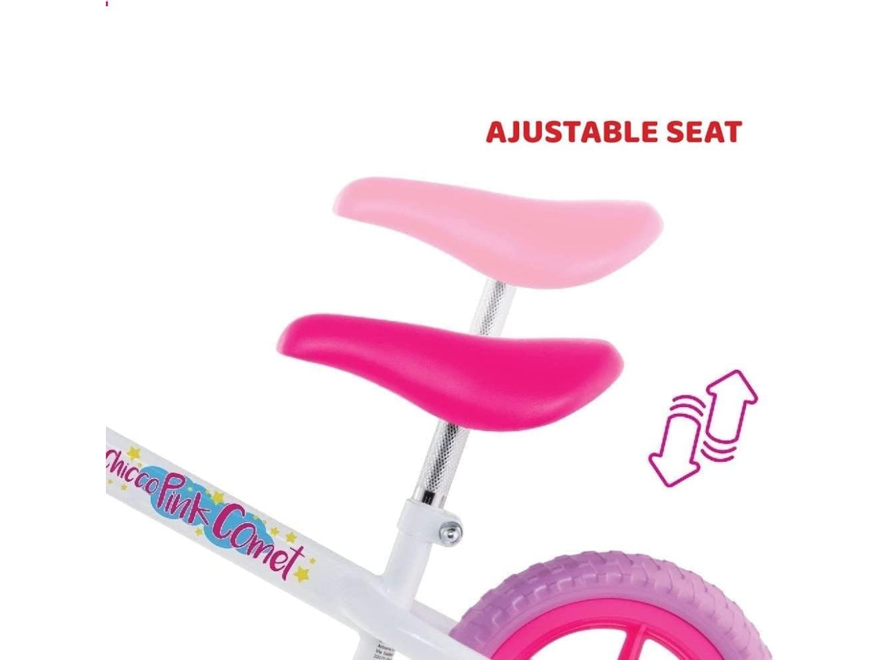 Balance bike - pink comet