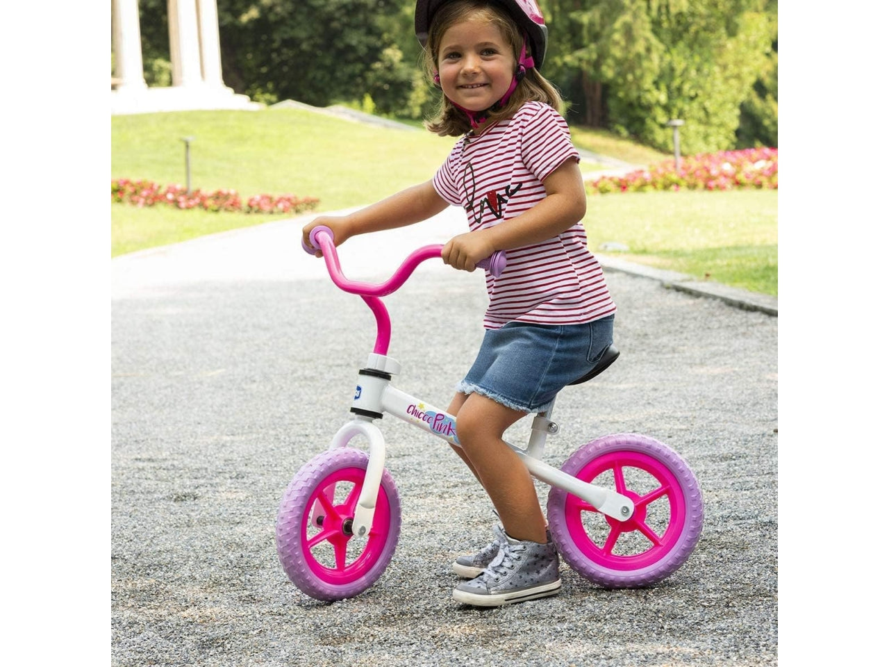 Balance bike - pink comet