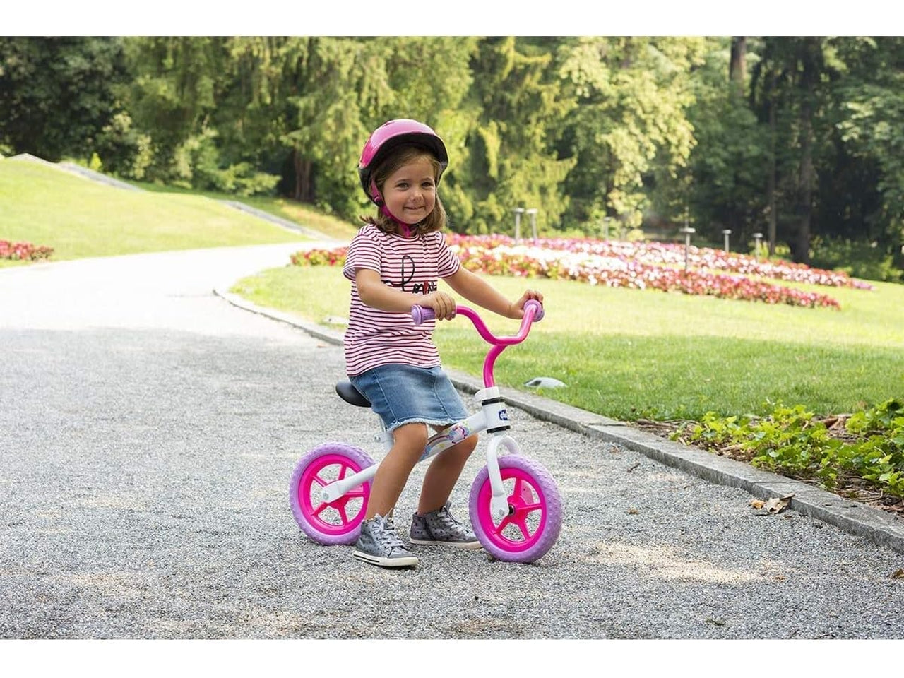 Balance bike - pink comet
