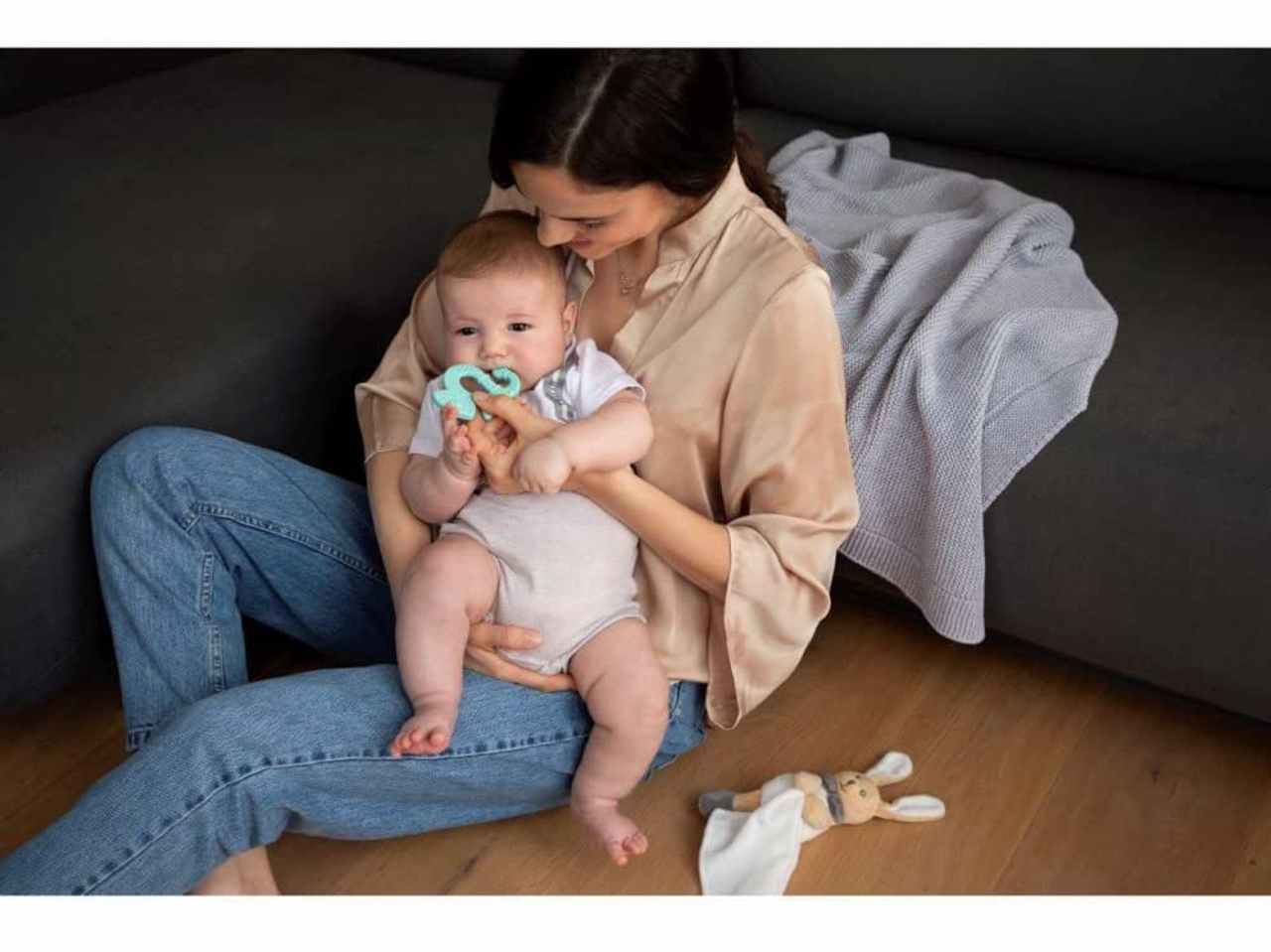 Chicco Massaggiagengive Neonato in Silicone Sollievo Durante la Dentizione 2 Mesi+